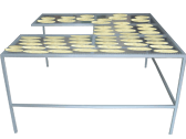 Mesa enfriadora de tortillas de harina de trigo